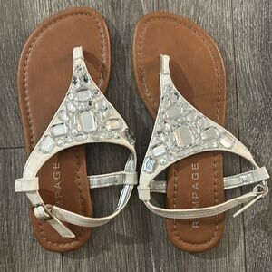 Jeweled sandals size 7
